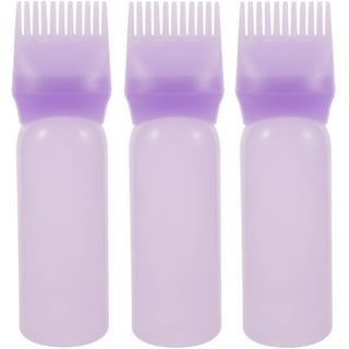  Root Comb Applicator Bottle, 6 Ounce Hair Oil Applicator  Applicator Bottle for Hair Dye Bottle Applicator Brush with Graduated  Scale, Profssional Brush Applicator Comb Dye and scalp treament essential :  Beauty