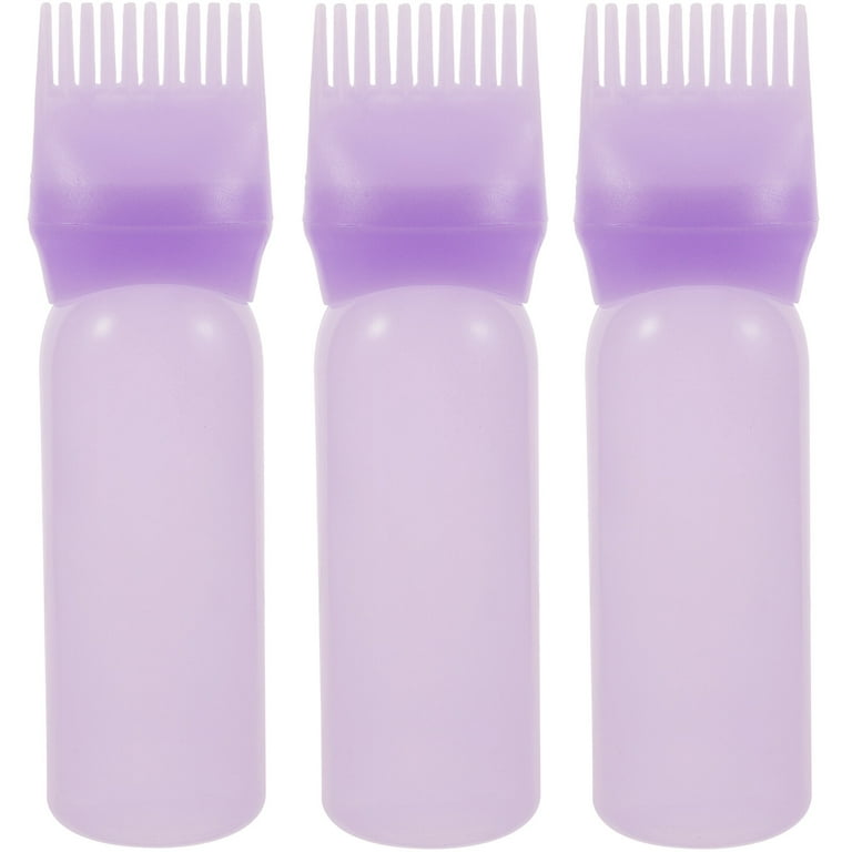 Root Comb Applicator Bottle , Hair Oil Applicator,3 Pcs Simple