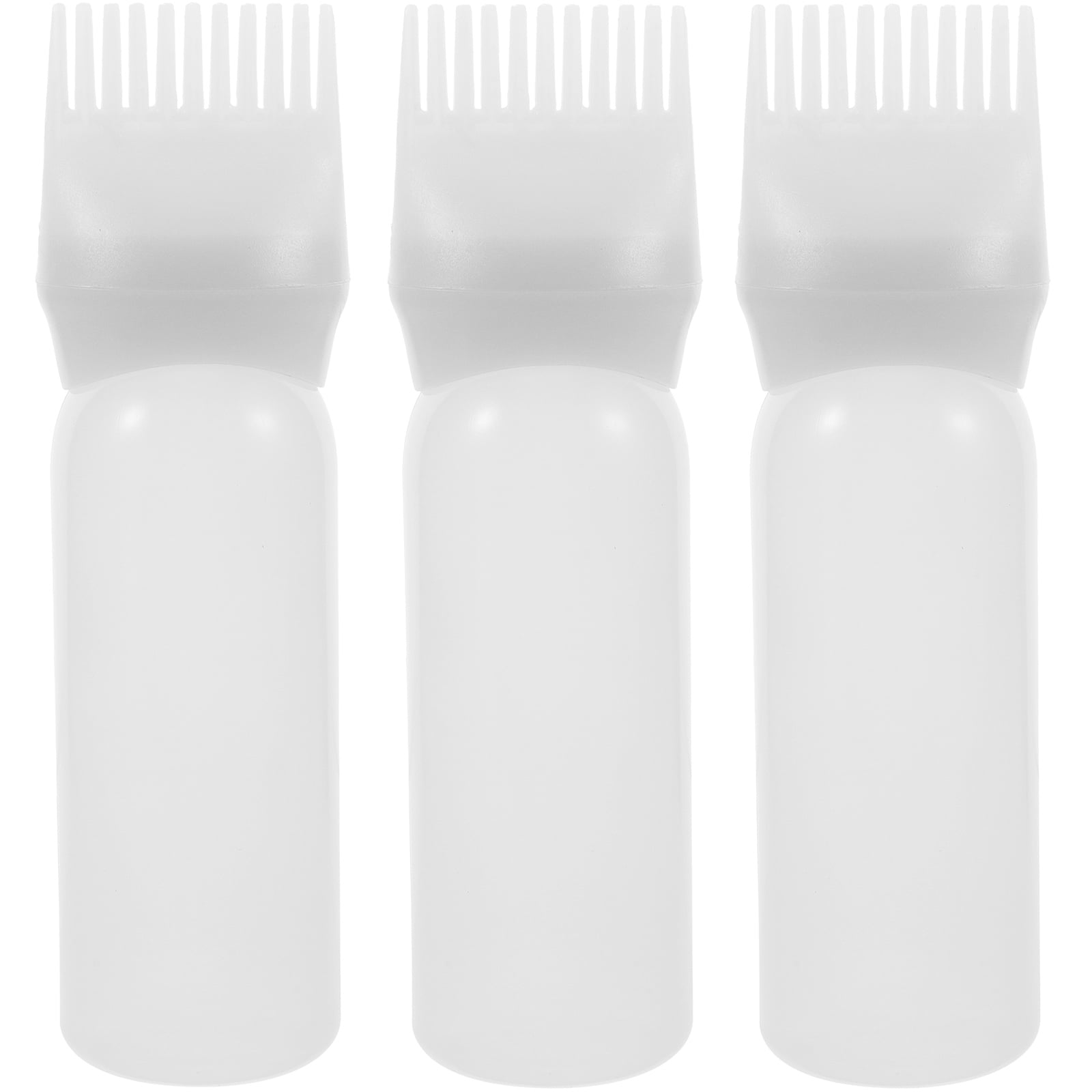 3pcs Root Comb Applicator Bottle Hair Oil Applicator Bottle Hair Dye