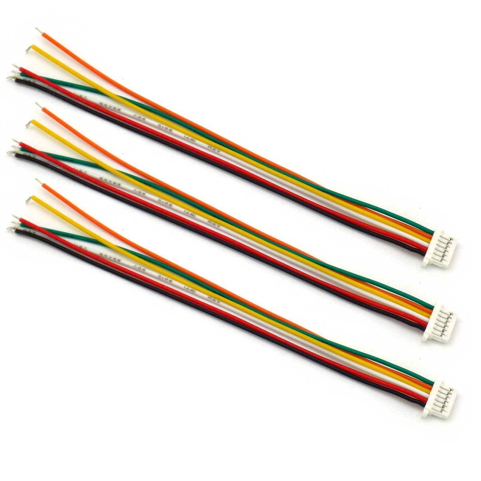 3pcs SH1.0 6-pin Cable for F3 F4 Naze32 CC3D Revo Flight Controller ...