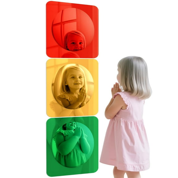 3pcs Sensory Wall glass Acrylic Bubble glass for Wall Decoration for Kids Classroom Home Sensory Room Decor Visual Stimulation