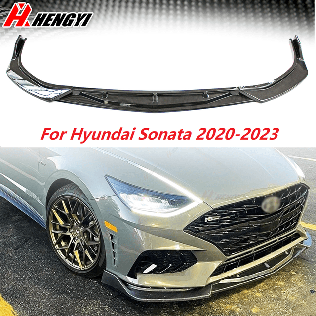 3pcs Set Front Bumper Lip for Hyundai Sonata 2020-2023, Front Spoiler ...