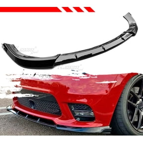 3pcs Set Front Bumper Lip for Jeep Grand Cherokee SRT 2014-2021, Front Spoiler Diffuser Front Splitter Lip Body Kit Spoiler, Gloss Black