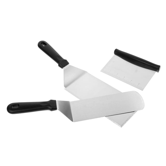 3pcs/ Set Spatula Turner Stainless Steel Metal Spatula Professional