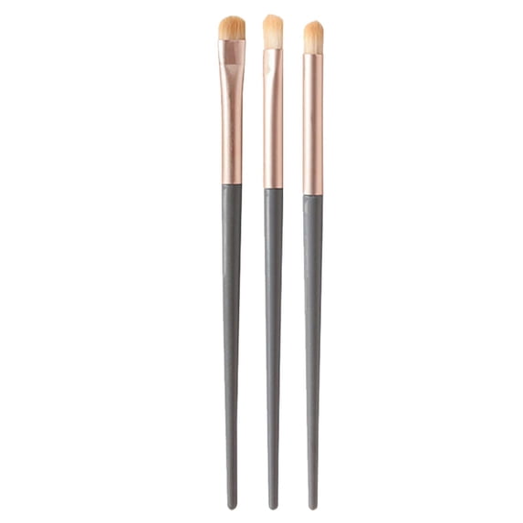 3pcs Set of Eyeshadow Brushes - Makeup Brushes for Beginners Individually Packed Fiber Brushes for Effortless Application and Blending