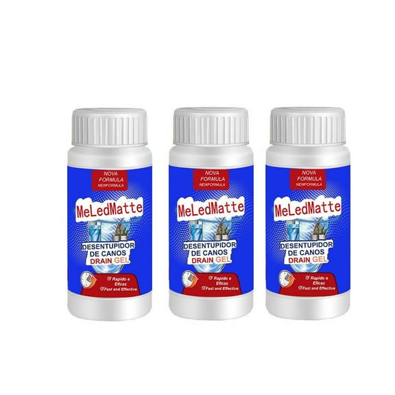 3pcs Sewer Dredging Cleaner Gel,Fast-Acting Drain Multi-Surface Cleaner & Deodorizer for Kitchen, Toilet & Sinks