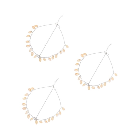 3pcs Shell Headband Head Chain Mermaid Cosplay Hair Band Wedding Bridal Bohemian Headband Beach Hair Accessories for Women