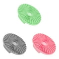 thumbnail image 1 of 3pcs Silicone Body Scrubber Shower Bath Brush Exfoliating Bath Brush And Skin Cleanser Silicone Body Brush for Showering Shower Sponge for Gentle Body Scrub & Wash Silicone Scrubbing Care Tool, 1 of 9