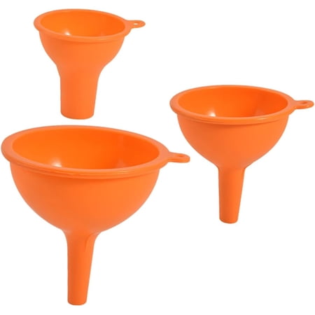 3pcs Silicone Funnel Wide Mouth Canning Funnel Flask Funnel Collapsible Funnel Water Bottle Funnels Filter Funnel Kitchen Laboratory Funnels General Purpose Funnels Oil Wine Funnel