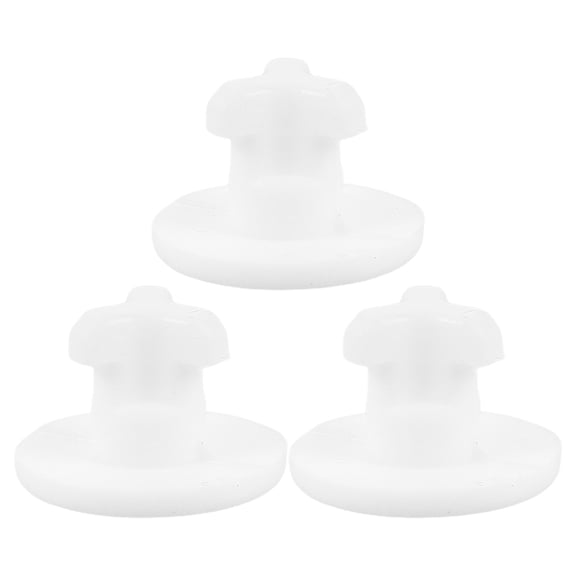 3pcs Silicone Hinge Hole Cover Plate for Meal Storage Hinge Covers Round Design