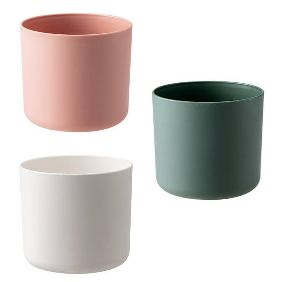 3pcs Simple Style Modern Personality Flowerpot Plastic Flowerpot Garden Planter
