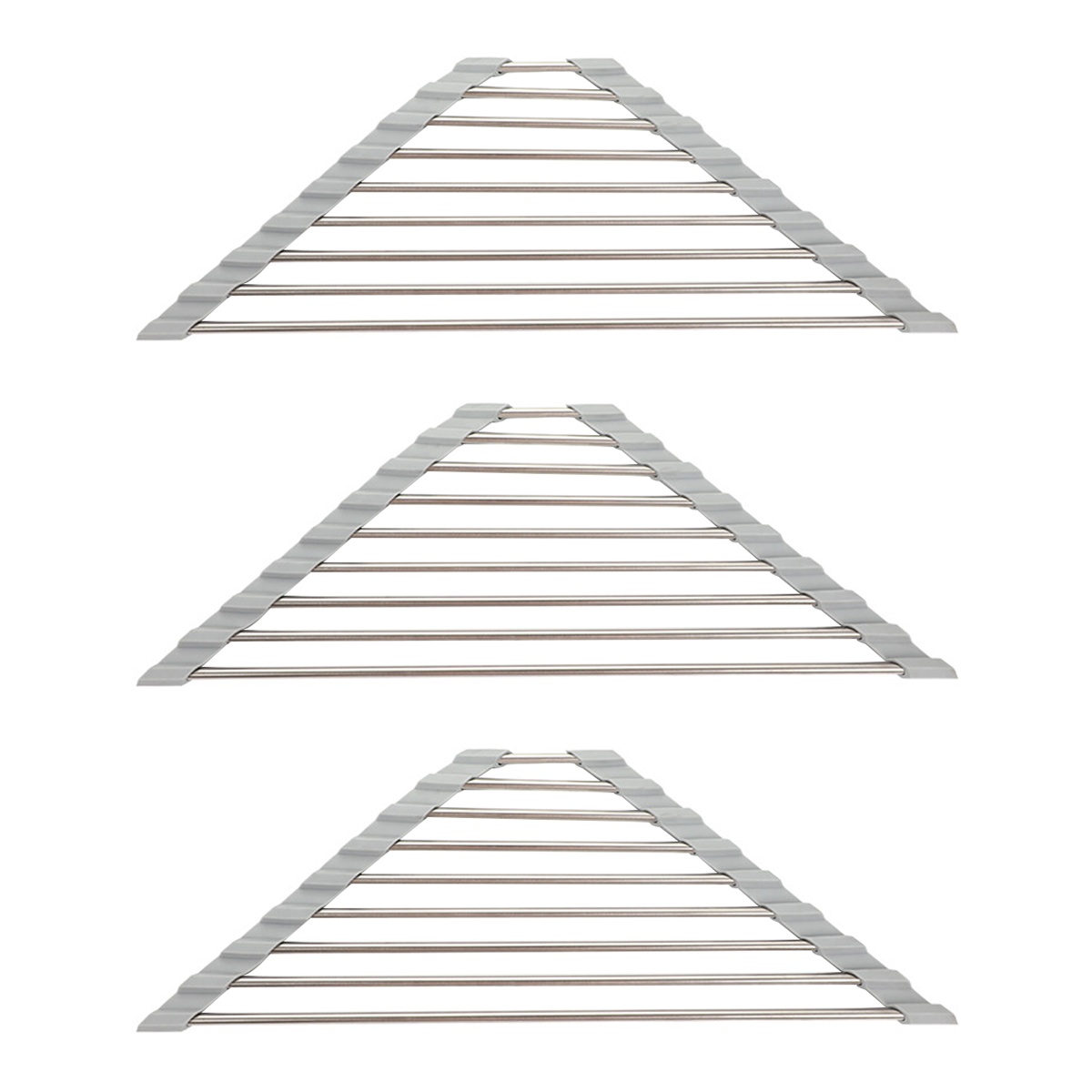 CIMAXIC Roll-Up Dish Drying Rack, Foldable Sink Sponge Holder, Light ...