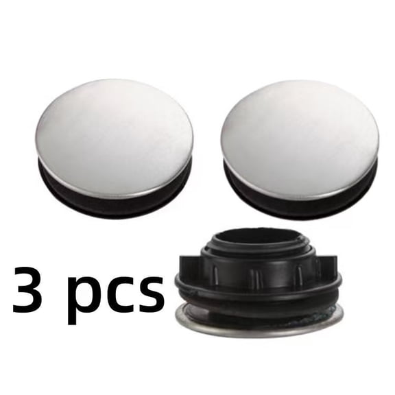 3pcs Sink Hole Covers Kitchen Faucet Hole Covers Stainless Steel Sink Hole Covers By Vruelia