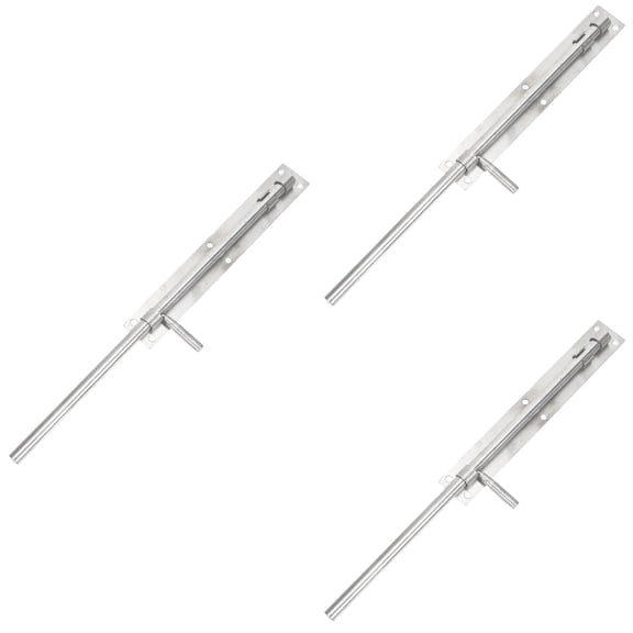 3pcs Slide Bolt Heavy Duty Slide Bolt Slide Shed Door Latch Lock Gate Latch for Wooden Fence