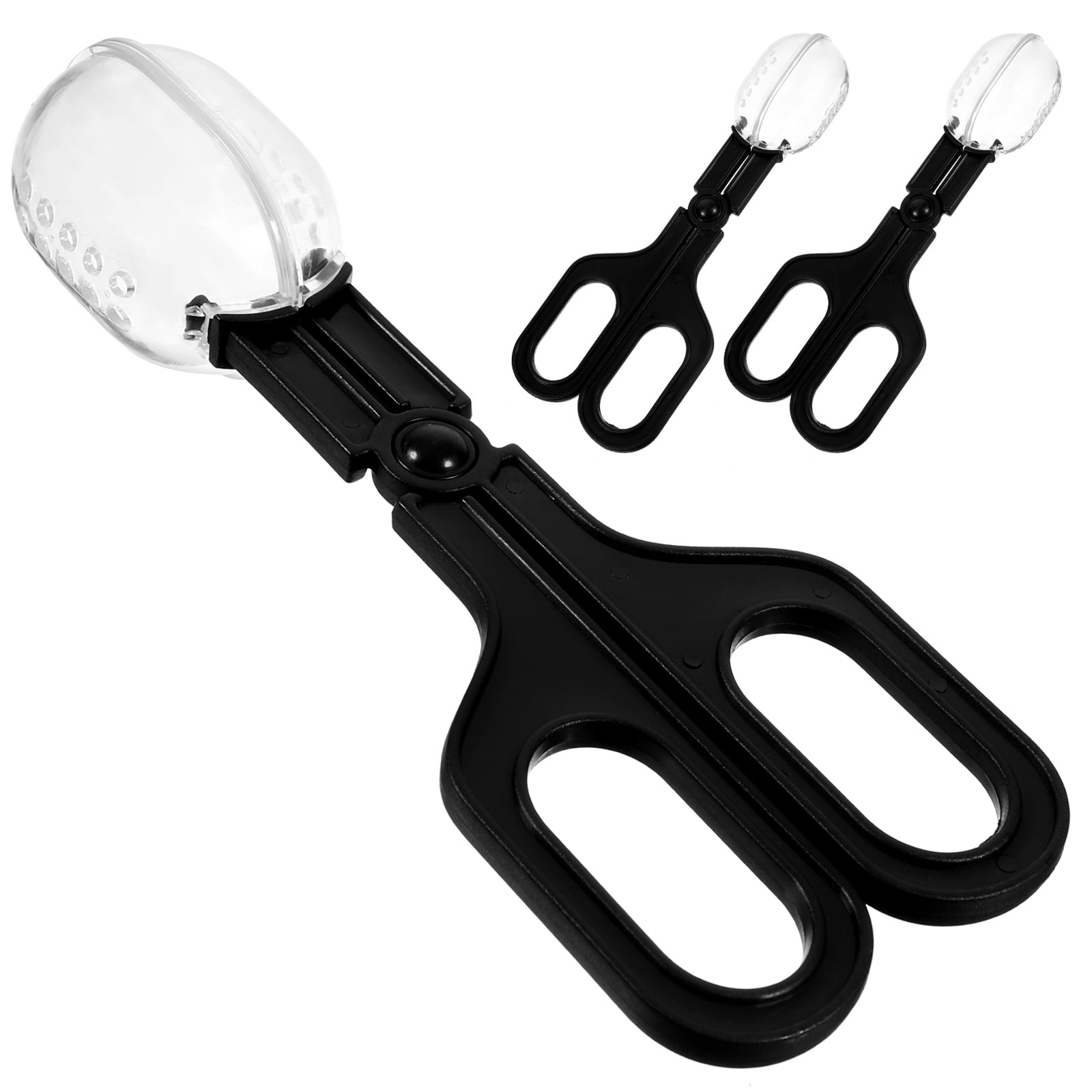 3pcs Small Pet Waste Scoop Plastic Bug Catcher Hamster Poop Scoop