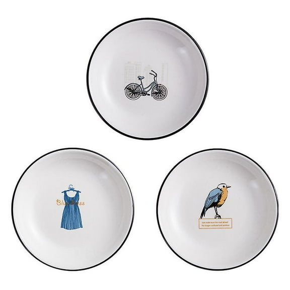 3pcs Small Saucer