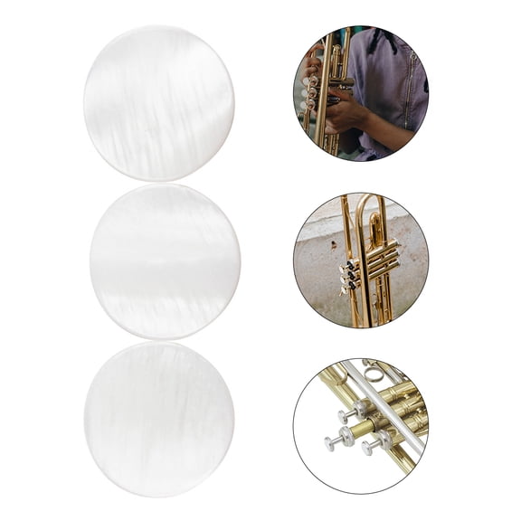 SEWCHICS Trumpet Keys Replacement Parts 3 Pieces Easy to Install Instrument Accessories