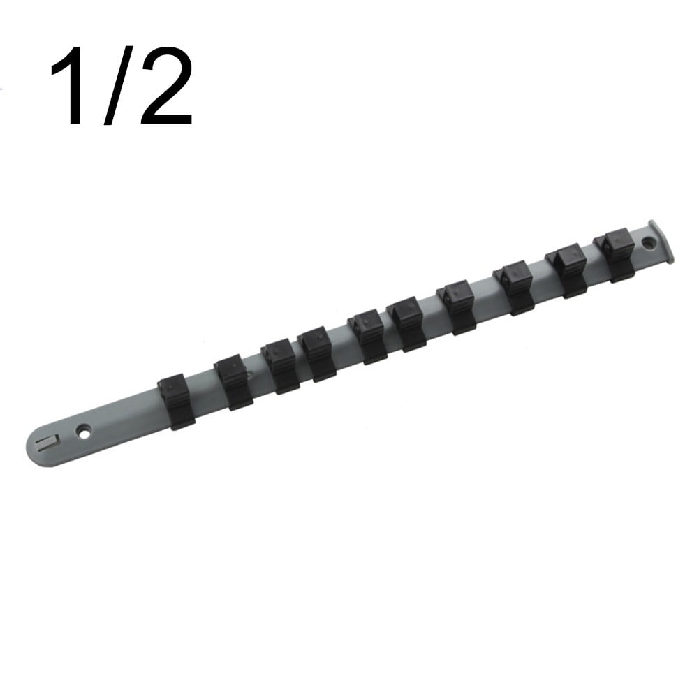 3pcs Socket Storage Rack Socket Organizer Tray 350mm Socket Rail 1/4 3/ ...