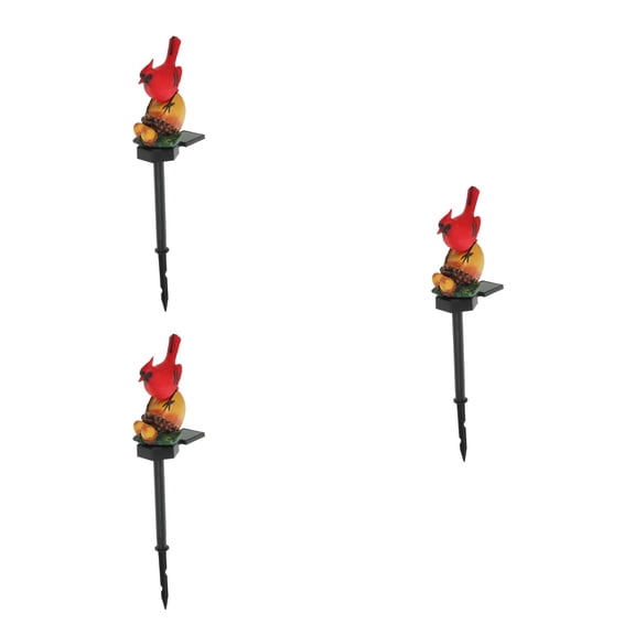 3pcs Solar Bird Light Garden Solar Powered Garden Light Outdoor Decorative Solar Lamp