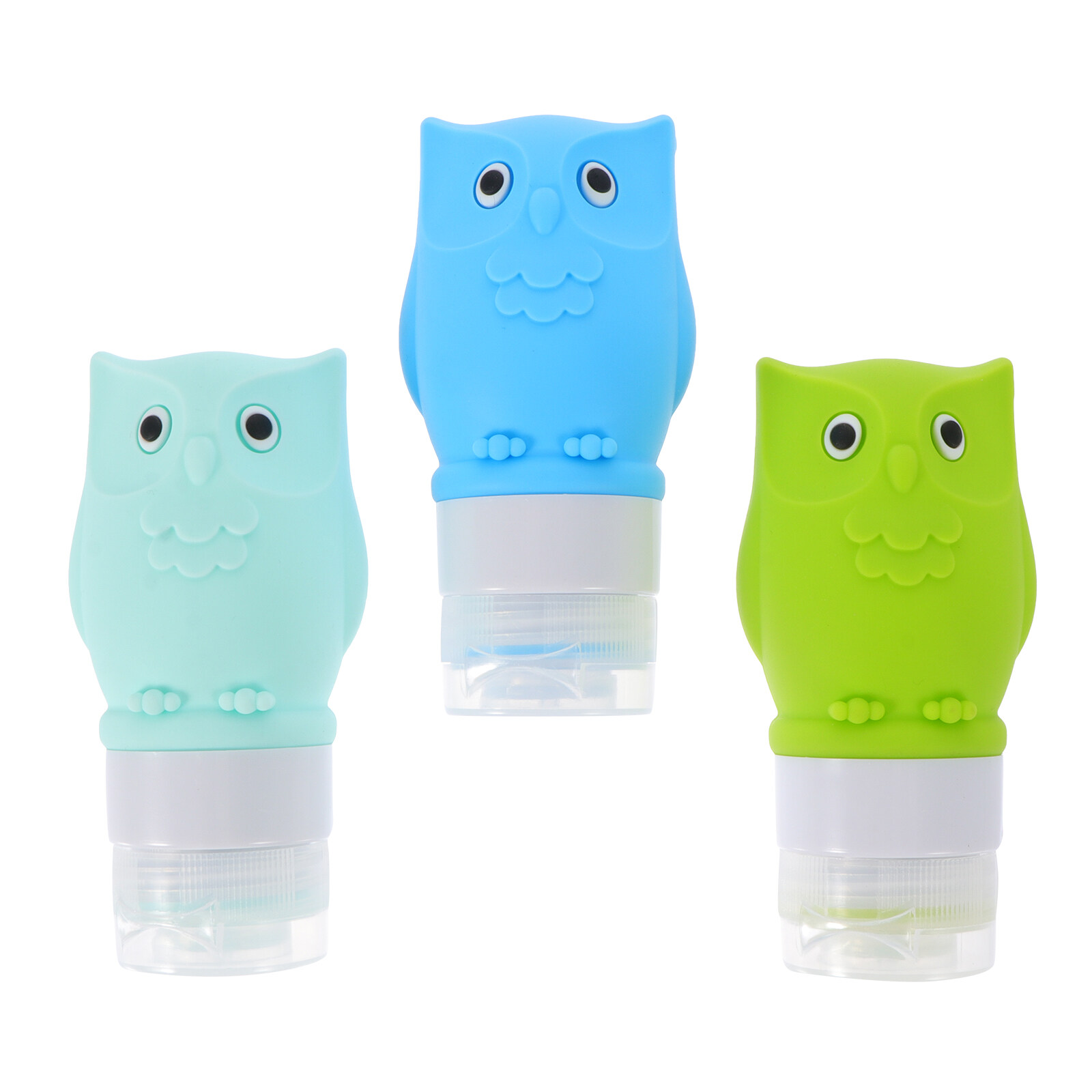 Guichaokj 3pcs Squeeze Lotion Bottles Portable Shampoo Bottles Lotion