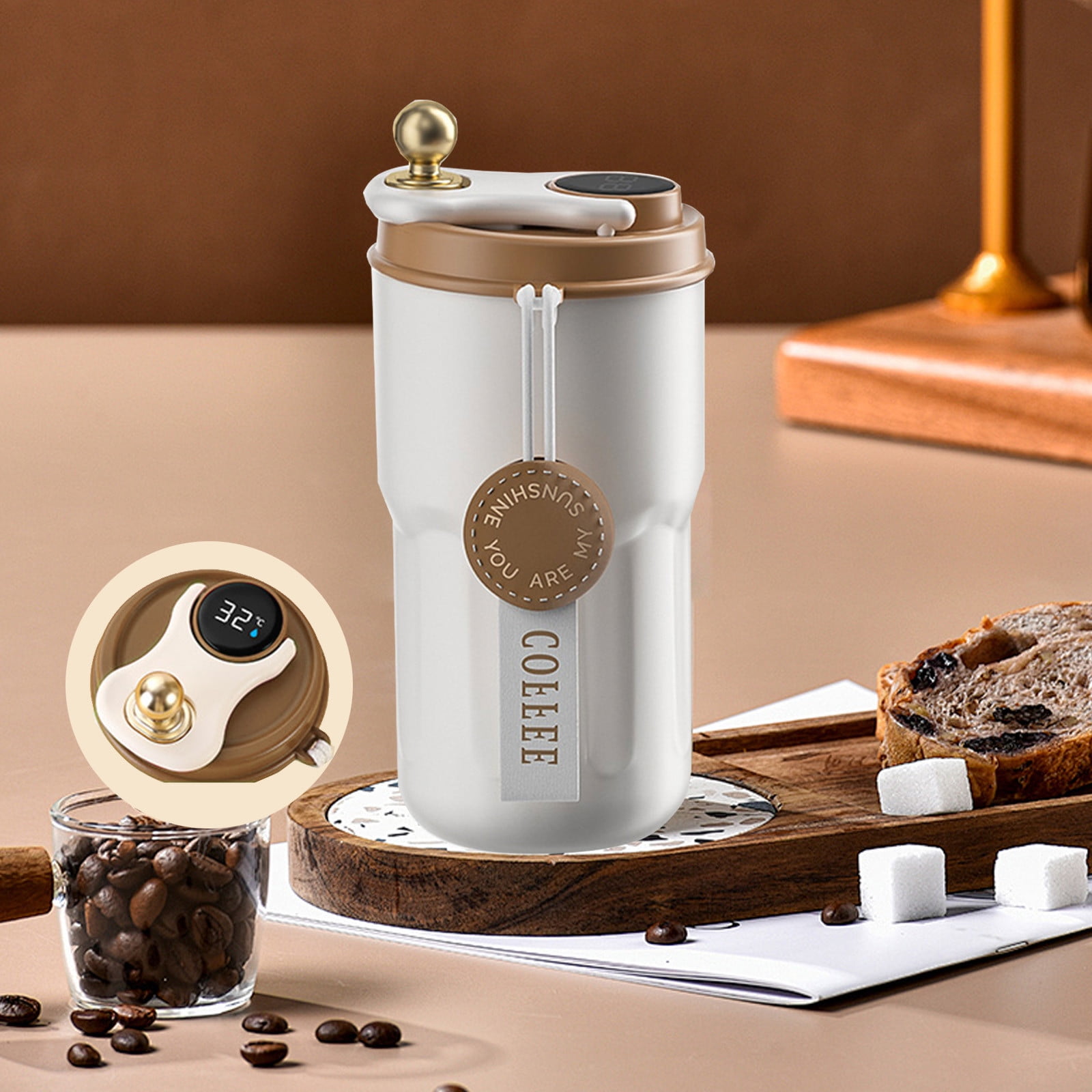 3pcs Stainless Steel Coffee Mug,Vacuum Insulated Tumbler with temperature  display,Coffee Thermos Outdoor,Mug with Leak-Proof Lid,Portable Cups for Keep  Hot/Ice,Mother's day gift 18.5x8.3x8.3cm - Walmart.com