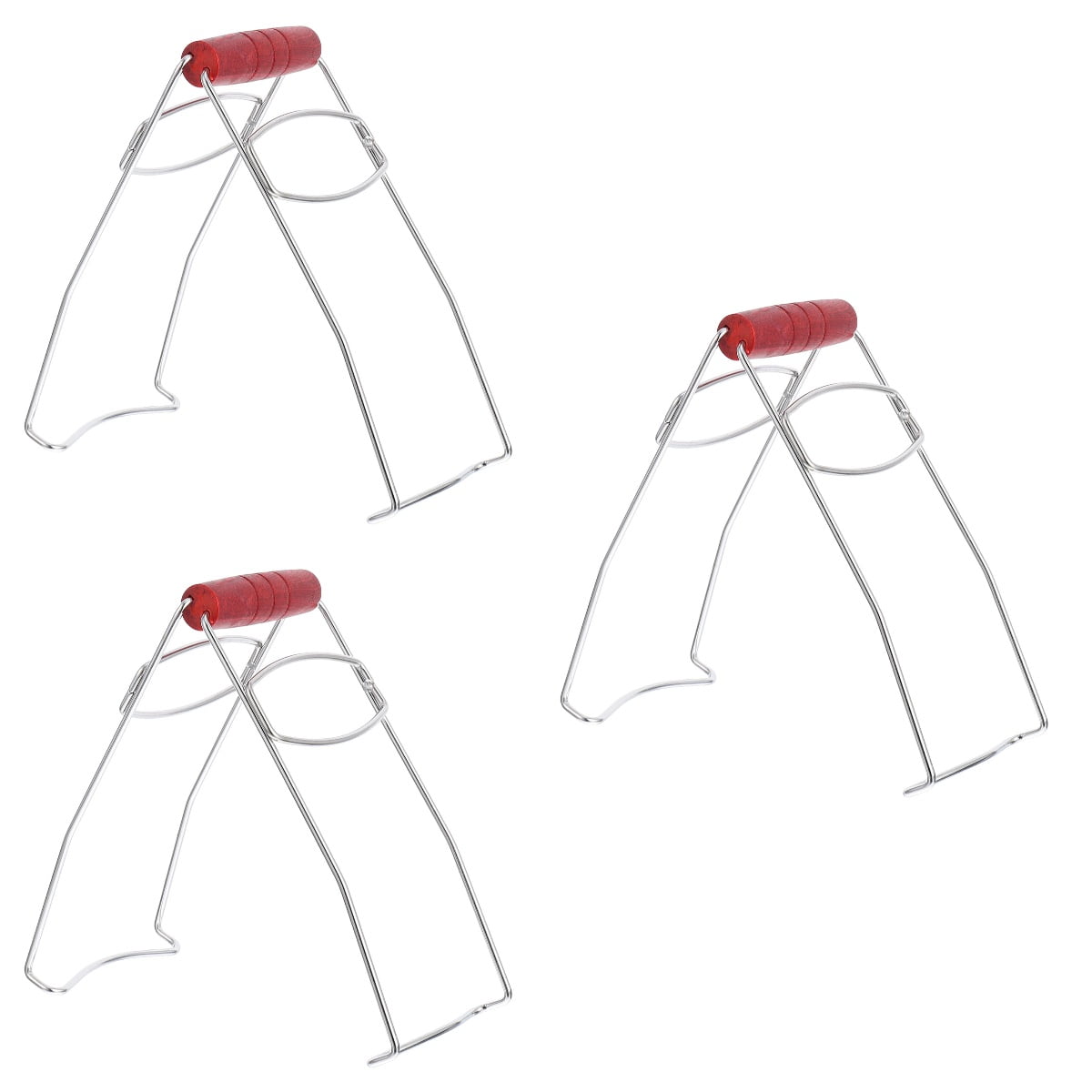3pcs Stainless Steel Dish Plate Clip Household Kitchen Hot Plate Tongs