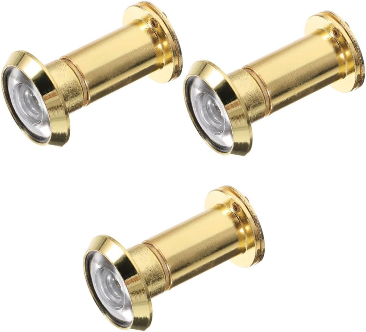 3pcs Stainless Steel Door viewer Lens Wide Angle Peephole Door viewer