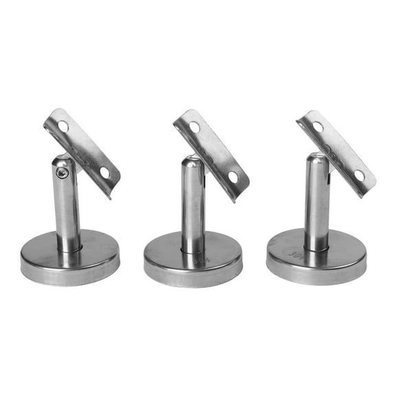3pcs Stair Support 60/80mm Stainless Steel Movable Adjustable Column Bracket For Handrails Sturdy Support Home Accessories