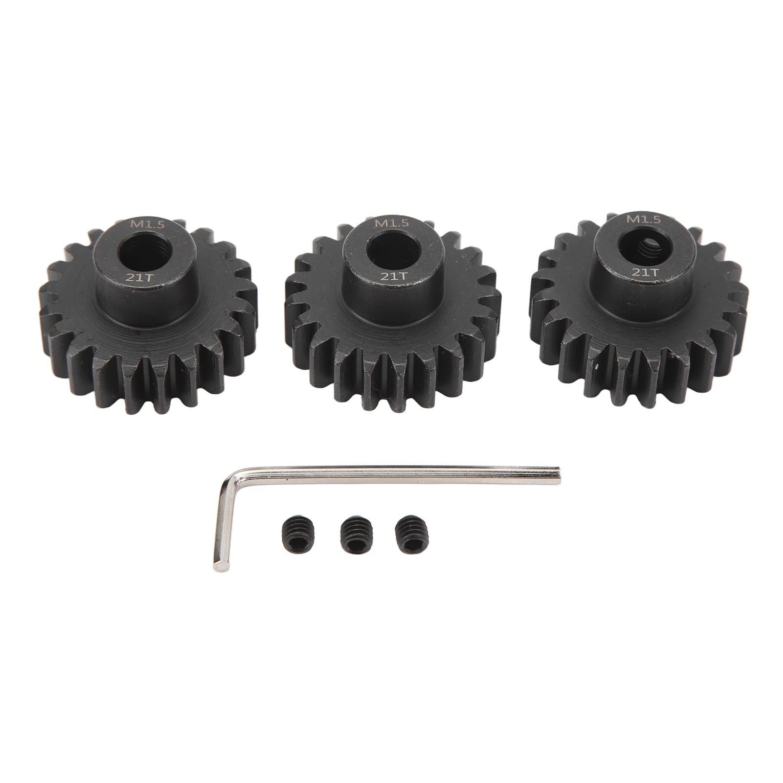 3pcs Steel M1.5 Pinion Gear Set 8mm Motor Pinion Gear with M5 Set Screw ...