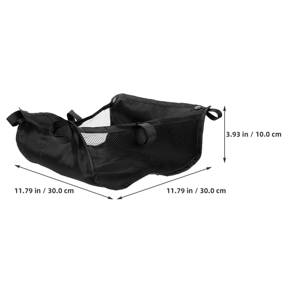 3pcs Stroller Basket Under Storage Basket Stroller Bottom Basket Organizer Baby Stroller Basket Replacement Stroller Net Bag