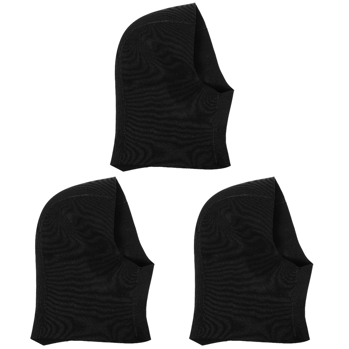 3pcs Sun Blocking Snorkeling Hat Keep Warm Diving Hood Full Mask Head