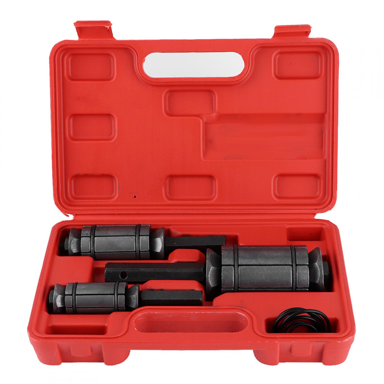 3pcs Tail Pipe Expander Kit 1‑1/18in to 3‑1/2in Steel Exhaust Muffler