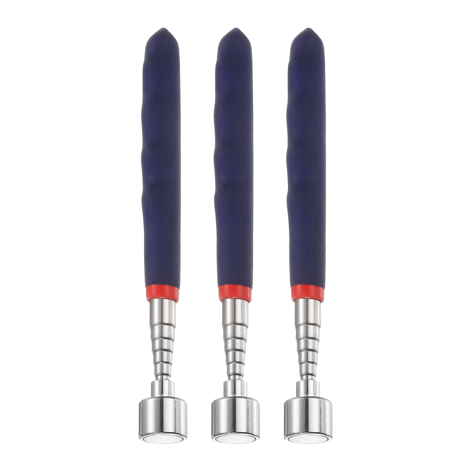 HARFINGTON 3-Pack Telescoping Magnetic Pickup Tool – 20 LB Magnet, 201 Stainless Steel, Extends 7.3 To 30.7 Inches, For Auto, Garage, Workshop