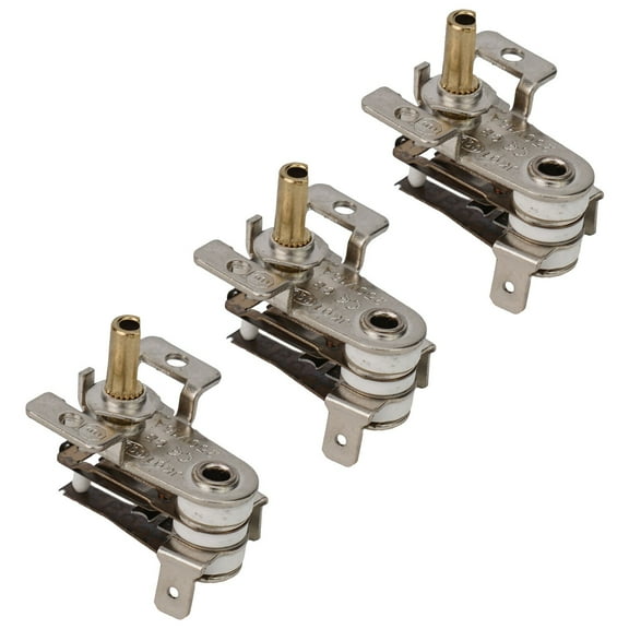 3pcs Temperature Switch Professional Heating Thermostat Adjustable AC 250V 16A