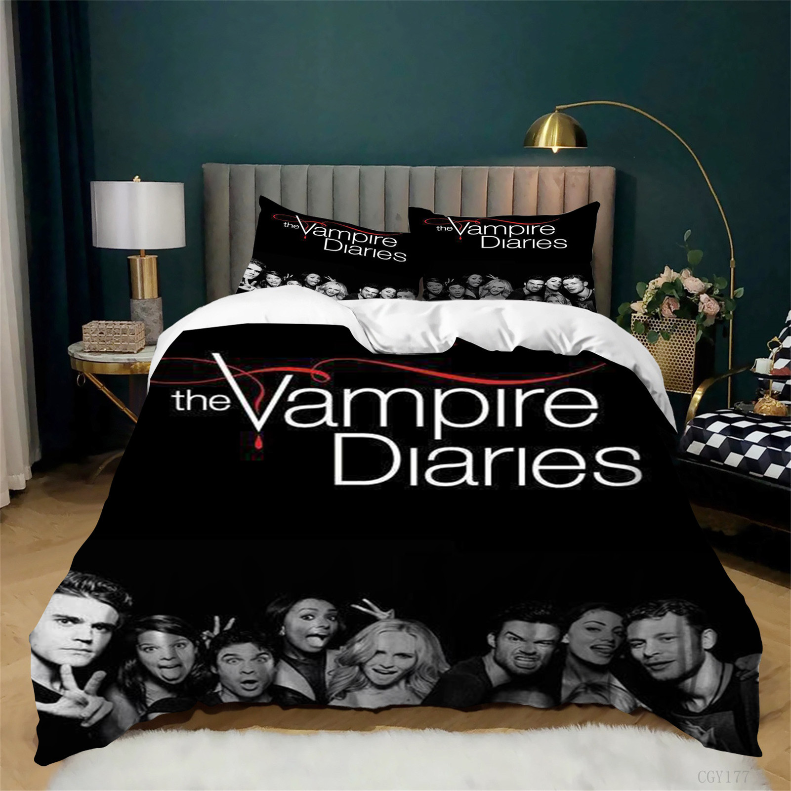 3pcs The Vampire Diaries Bedding Set Ultra Soft Comforter Set ...