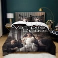 thumbnail image 1 of 3pcs The Vampire Diaries Bedding Set Ultra Soft Comforter Set Lightweight Quilt Cover All Season Duvet Cover with Pillowsham, 1 of 6