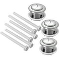 3pcs Toilet Handle Buttons Replacement Double Flushing Toilet Buttons
