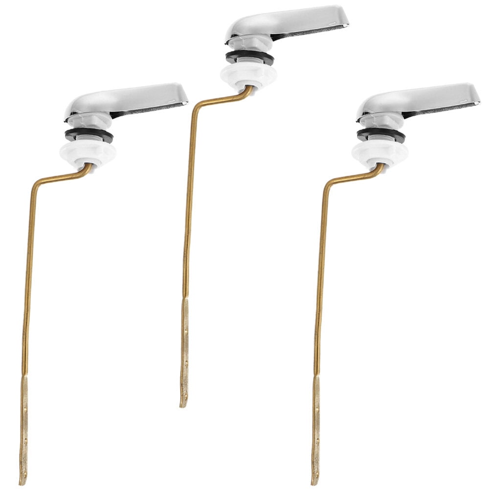 3pcs Toilet Handle Side Mount Toilet Bowl Handle Replacement Toilet