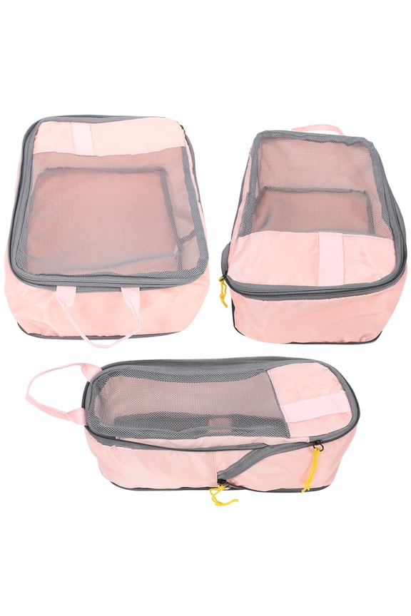 3pcs Travel Compression Storage Bags Compression Packing Cube Organizer Bags