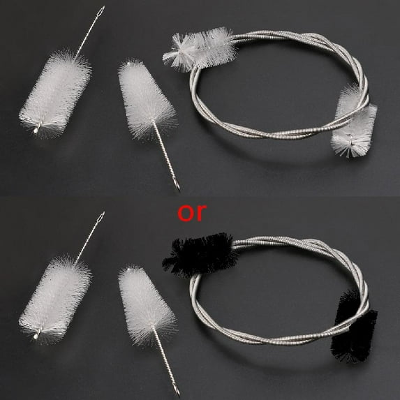 3pcs Trumpet Maintenance Cleaning Care Kit Valve Mouthpiece Flexible Brush Clean