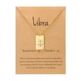 thumbnail image 1 of 3pcs Twelve Constellations Pendants Necklaces Stainless Steel Necklaces Golden 15.75 inch(40cm), 1 of 1