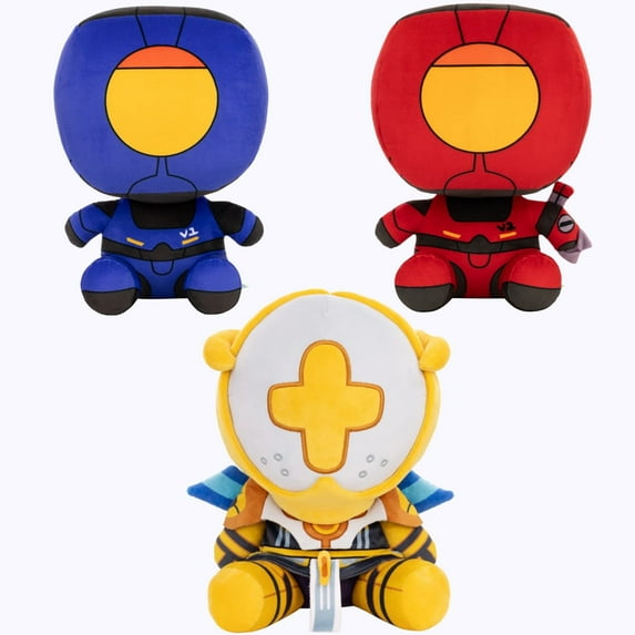 3pcs Ultr-akill Gabriel Plush Toy – 9.8 Inch Collectible Ultrakill Game Peripheral Plushie for Fans Enthusiasts – Must-Have Gabriel, UltraPlush V1 and UltraPlush V2 Stuffed Figure Dolls Collection