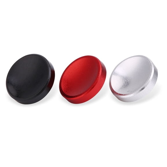 3pcs Universal Aluminium Alloy Camera Shutter Release Buttons with Concave Surface (10 mm / 0.39 inches)