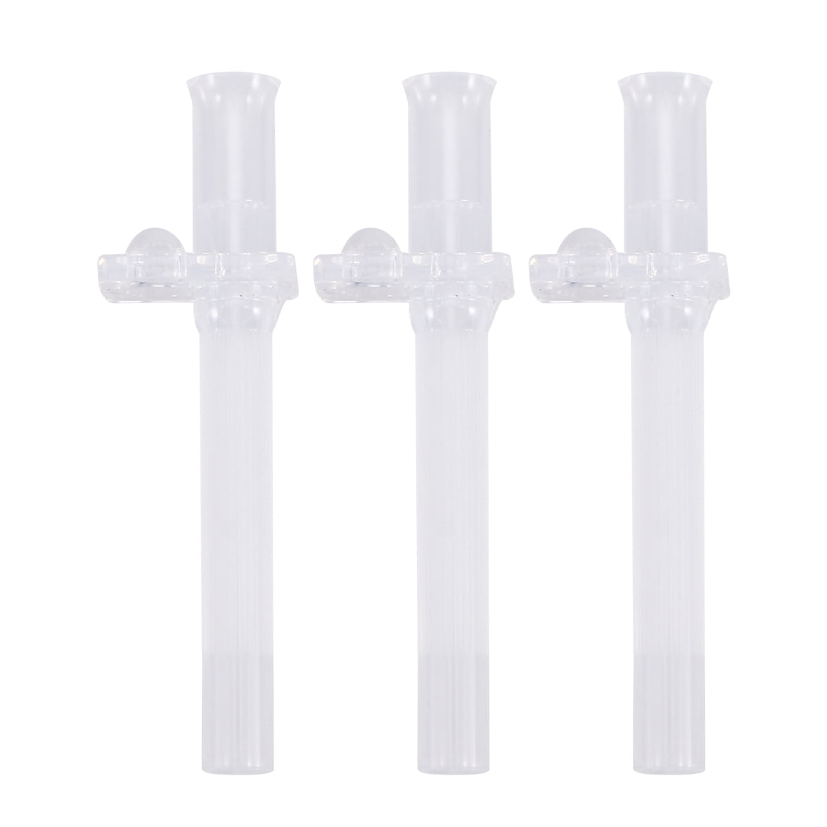3pcs Universal Water Bottle Drinking Nozzles Straws Silicone