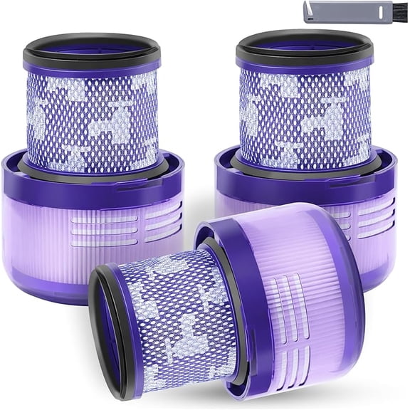 3pcs V9 Filter Replacement Compatible with Dy*son V9(SV57)、Digital Slim(SV57、SV18) Cordless Vacuum, Part No.970612-01 for Dy*son Digital Slim Filter