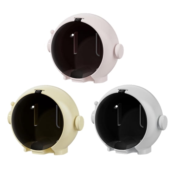 3pcs Wall - Mounted Astronaut Toothbrush Holder No - Drill Storage Rack Space - Themed Bathroom Toothbrush Rack Punch - Free, for Bathroom Wall