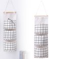 thumbnail image 1 of 3pcs Wall Mounted Storage Bag Door Organizer Bedroom Wall Shelves Room Storage Hanging Organizer, 1 of 8