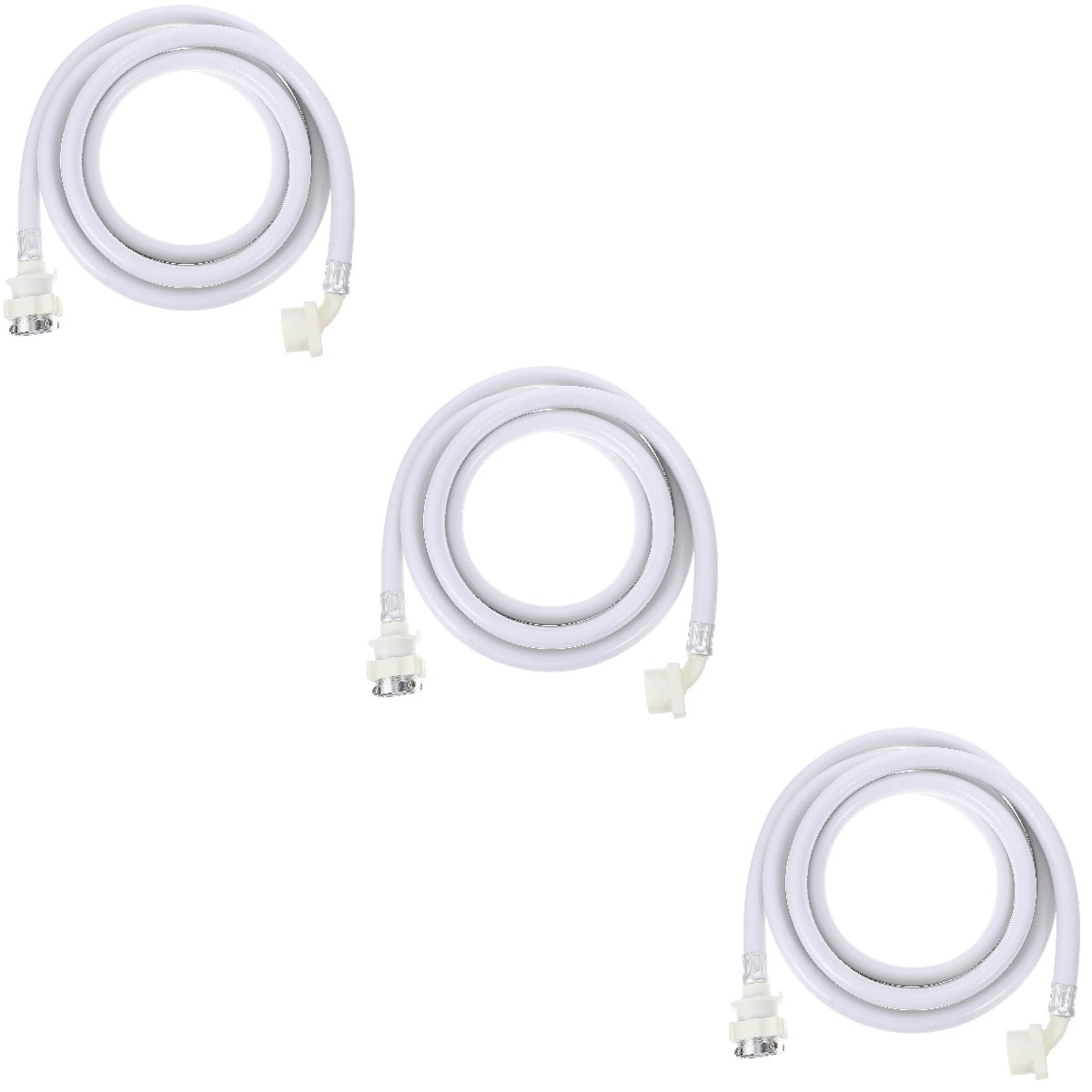 3pcs Washing Machine Hose PVC Extension Hose Washer Machine Extension (3 Meters)
