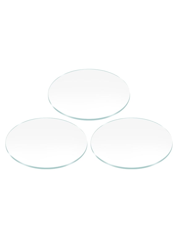 3pcs Watch Glass Lens 30.5mm Dia 1.2mm Thickness Mineral Glass Round Flat Clear Crystal Lens Watch Face Replacement Parts for Watchmaker Repair