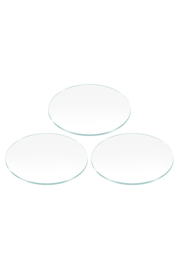 3pcs Watch Glass Lens 32.5mm Dia 1.2mm Thickness Mineral Glass Round Flat Clear Crystal Lens Watch Face Replacement Parts for Watchmaker Repair